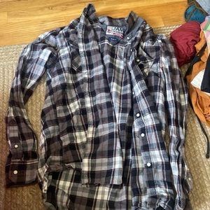 black flannel X-Large